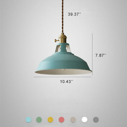 Kitchen Island Pendant Light, Industrial Barn Pendant Light with Metal Shade – image 6