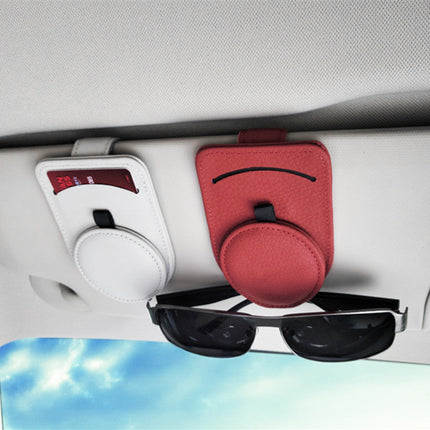 Car Glasses Holder Clip for Sun Visor | Compact Eyeglasses and Document Organizer for Easy Access