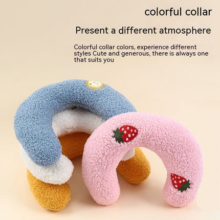 Half U-Shaped Cat Neck Pillow with Plush PP Cotton Filling | Comfortable Support for Relaxing Naps