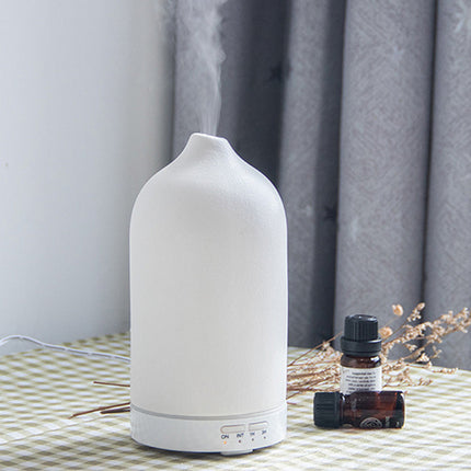 Ceramic Aroma Diffuser with Ultrasonic Technology | 100ml Humidifier for Relaxing Air Quality Improvement