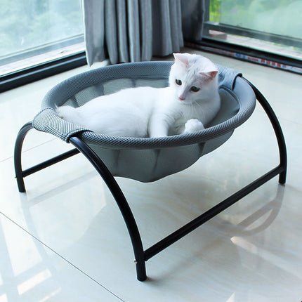 Cat Hammock Bed for Small Pets with Breathable Mesh Fabric | Comfortable Sleeping Spot for Cats and Rabbits