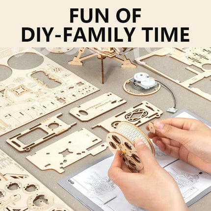 3D Wooden Puzzles for Adults, Perpetual Calendar Model Kit – image 8