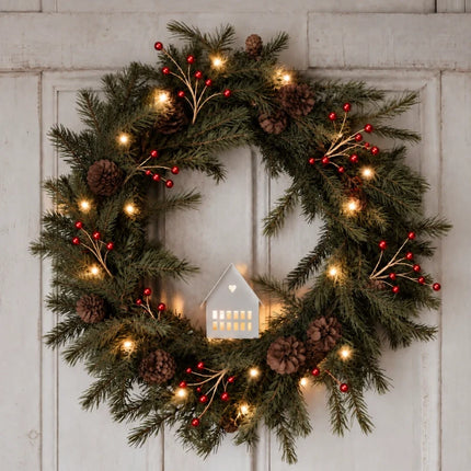 Decorative Branches with Crystal Beads, Christmas Tree Picks