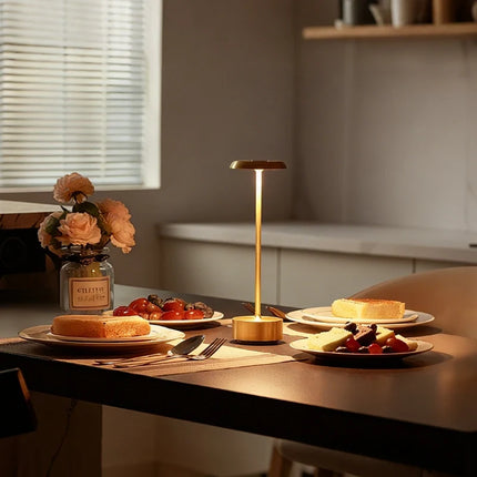 Dimmable Table Lamp with Adjustable Brightness Levels | Sleek Aluminium Design for Modern Interiors