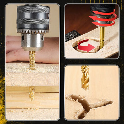Drill Bit Set, Serrated Saw Drill Bits for Wood and Metal