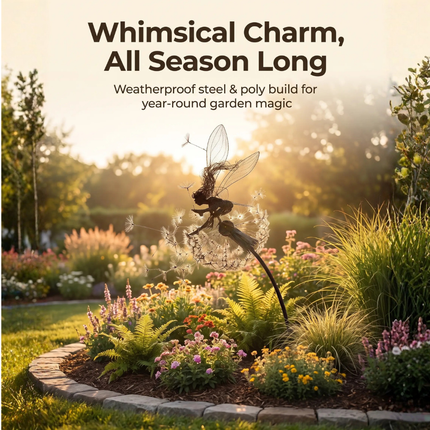Fairy Wind Spinner, Outdoor Decor for Yard – image 6