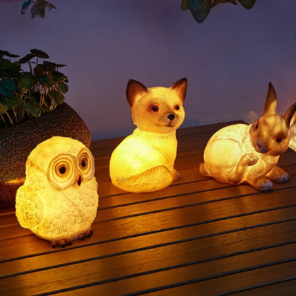 Solar Garden Light with Animal Design for a Whimsical Glow | Waterproof Outdoor Decoration for Nighttime Ambiance