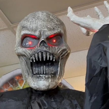 Halloween Animatronics Pop Up Grim Reaper, Scary Halloween Decorations – image 7