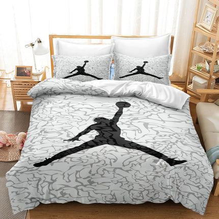 Basketball Duvet Cover Set with Pillowcases, Soft Sports Bedding Set – image 4