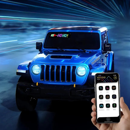 LED Message Display with Smart Control & Custom Animations | Universal Fit for Cars and Home Decor