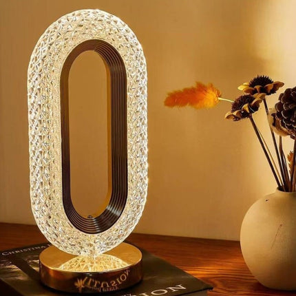 Dimmable Crystal Lamp with Adjustable Light Modes | Elegant Home Lighting for Relaxing Ambiance