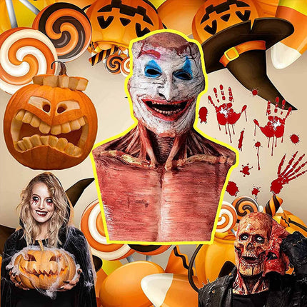 Halloween Costume Mask, Skull Mask with Hood and Magnetic Double Layer – image 8