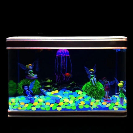 Luminous Glow Pebbles with Light-Absorbing Effect | Waterproof Decorative Stones for Gardens and Aquariums