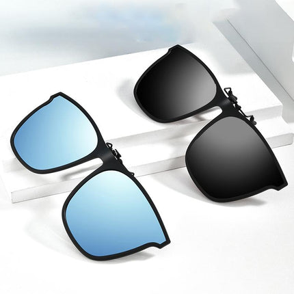 Polarized Clip On Sunglasses for Prescription Glasses, Flip Up Sunglasses UV400 – image 8