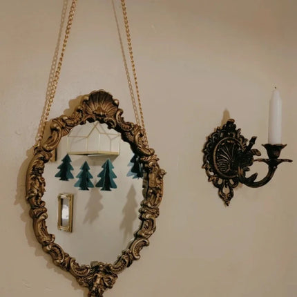 Vintage Cast Iron Candle Sconce with Intricate Scrollwork | Timeless Wall Accent for Taper Candles