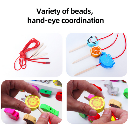Stringing Beads for Toddlers, Stringing Toys – image 9