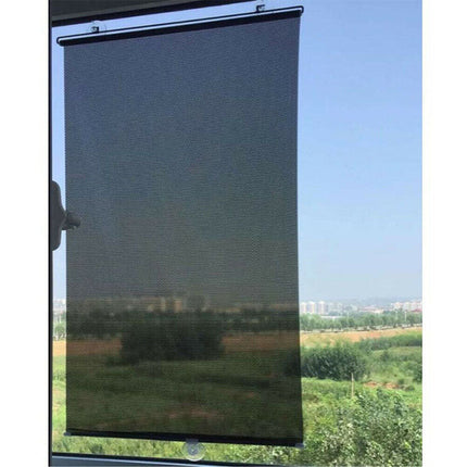 Roller Shade with Suction Cups, No Drill Window Blinds for Sliding Door and Skylight, Blinds for Windows
