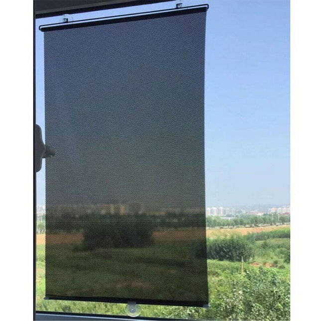 Roller Shade with Suction Cups, No Drill Window Blinds for Sliding Door and Skylight, Blinds for Windows