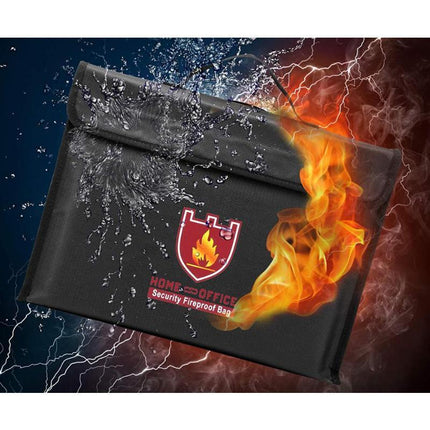 Fireproof Document Bag, Fire Resistant Document Bag with Two Step Seal – image 8