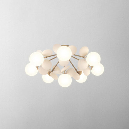 LED Ceiling Light Fixture, Acrylic Glass Hanging Light for Bedroom and Entryway – image 9
