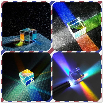 Rainbow Prism Glass Cube, Science Toy and Educational Toys – image 8