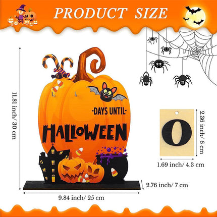Wooden Advent Calendar for Halloween, Halloween Countdown Calendar 30 Days – image 11