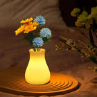 Cordless Table Lamp, Decorative Vase Lamp with Remote and 16 Colors, Outdoor Planter Light for Flowers and Patio Decor