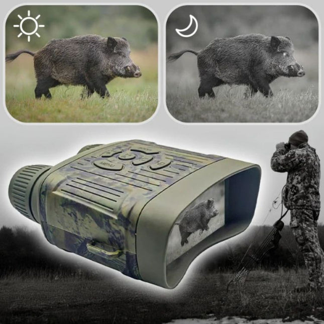 Night Vision Binoculars for Hunting, Infrared Binoculars with HD Display, 1000 ft IR Night Vision for Surveillance_01