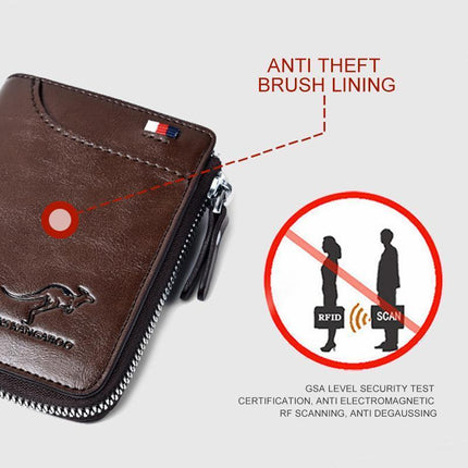 RFID Blocking Wallet for Men, Card Holder Wallet with Cash Pocket – image 15
