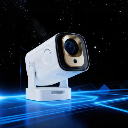 Portable Projector with Full HD 1080P Resolution | Compact Design for Movies and Ambient Lightscapes