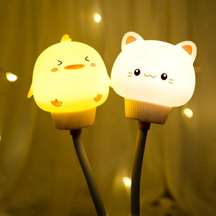 Adorable Animal Night Light with Warm Glow | Cute USB Lamp for Cozy Bedrooms and Nurseries
