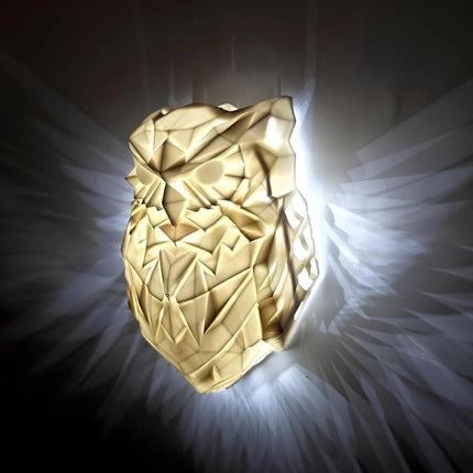 Luminous Wings Wall Light with Unique Eagle & Owl Design | Breathtaking Projection for Enchanting Home Decor