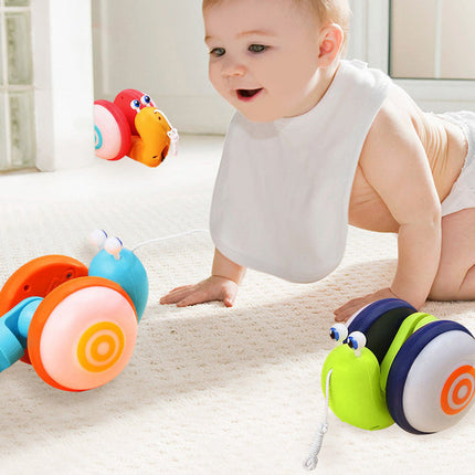 Toddler Toys Pull String Snail Toy, Infant Toys for Crawling – image 8