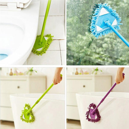 Dust Mop, Triangle Floor Mop with 180 Degree Swivel Head – image 6