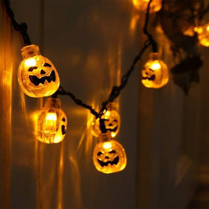 Pumpkin String Lights, 30 LED String Lights – image 8