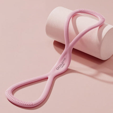 Figure 8 Resistance Band, Chest Workout Band for Posture, Silicone Exercise Band for Stretching, Home Workout Equipment