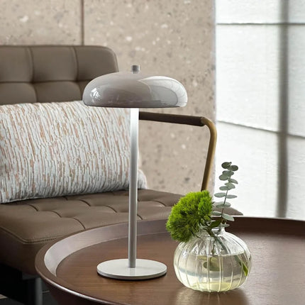 Sleek Retro Table Lamp with Touch Control & Rechargeable Design | Portable Lighting Solution for Modern Spaces