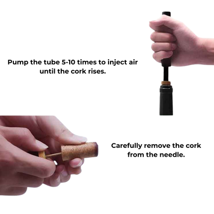 Wine Bottle Opener, Stainless Steel Cork Remover for Kitchen and Bar Accessories – image 5