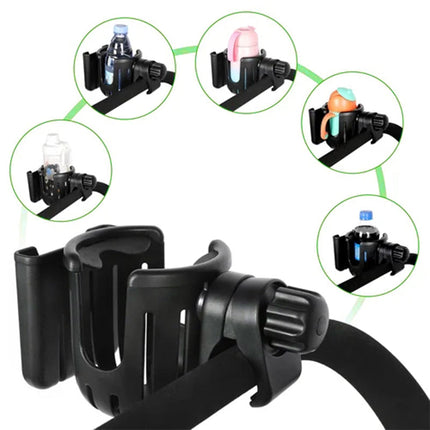 Cup Holder with Phone Holder for Stroller and Bike, Water Bottle Holder for Walker or Wheelchair – image 10