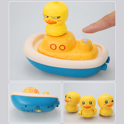 Baby Toys for Bath Time, Bathtub Toys with 3 Water Spray Ducks and Boat – image 8