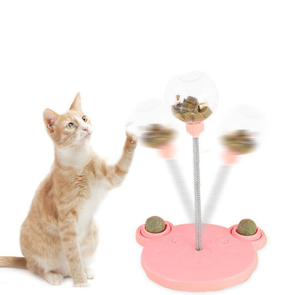 Interactive Cat Feeder Toy with Suction Cup Base | Engaging Feeding Solution for Healthy Eating Habits