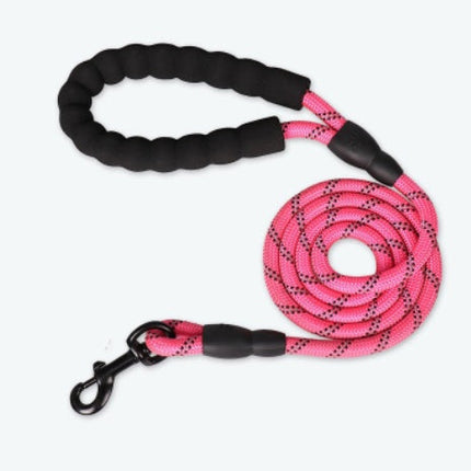 Reflective Dog Leash with Ergonomic Handle | Durable Nylon for Safety and Comfort on Walks
