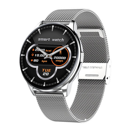 Smart Watch with IPS Touch Screen & Silicone Strap | GPS & Health Monitoring for Fitness Tracking