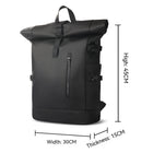 Stylish Black Men's Travel Backpack with Waterproof Features | Comfortable 20-35L Capacity for Leisure Adventures
