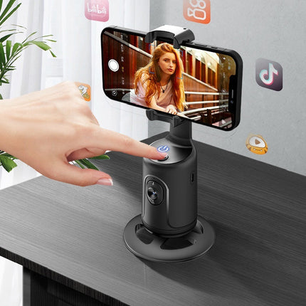 360° AI Face Tracking Gimbal Smartphone Holder for Vlogging | 8-Hour Battery Life & Easy Gesture Control