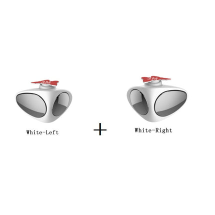 Triangle Rearview Mirror with Adjustable Swivel Mount | Enhanced Visibility for Safe Driving and Blind Spot Elimination