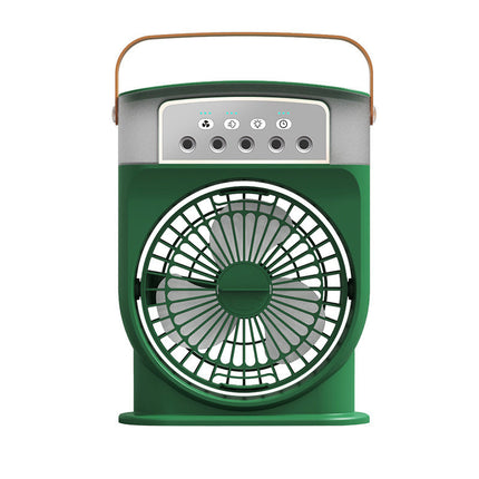 Portable USB Air Cooler with Adjustable Fan and 7-Color LED Lights | Personal Comfort for Home and Office
