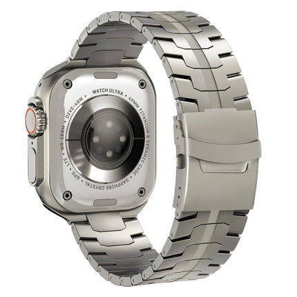 Titanium Apple Watch Band with Folding Buckle, Water Resistant iWatch Band for Men and Women – image 12