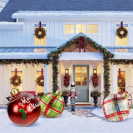 Christmas Ornament Balls, Giant Inflatable Ornament for Outdoor Christmas Decorations and Yard Decor – image 3