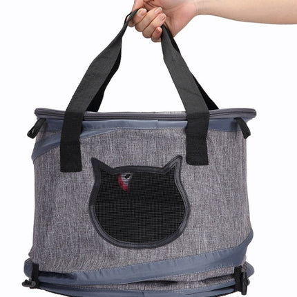 Foldable Pet Carrier Bag for Dogs and Cats with Skylight Design | Lightweight, Washable Travel Solution for Road Trips and Outdoor Adventures